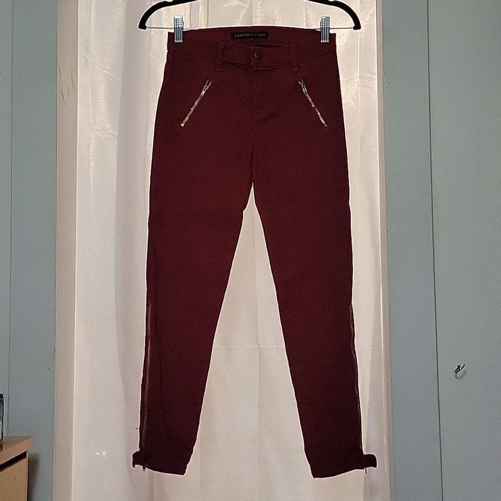 J BRAND intermix red jeans